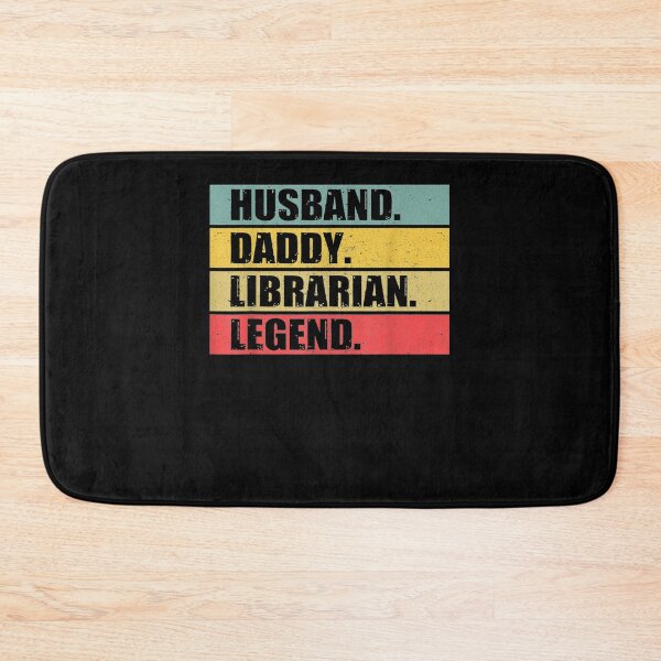 Item preview, Husband Dad Librarian Quote Library Vintage Fathers Day designed and sold by laurader.
