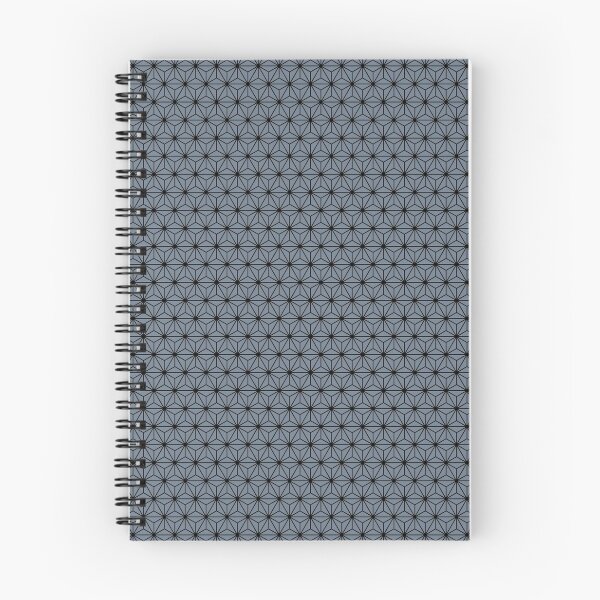 Item preview, Slate Gray White Asanoha - Japanese Traditional Pattern designed and sold by KinitaDesign.
