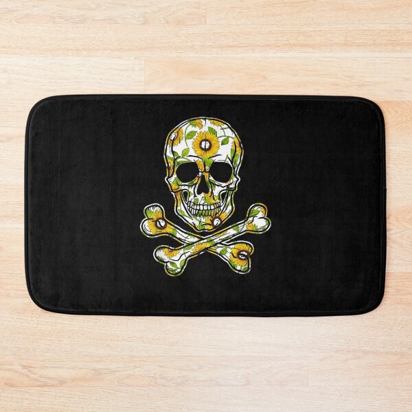 Item preview, Flowered Colorful Floral Pirate Crossbone Sunflower designed and sold by laurader.