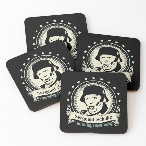 Item preview, Sgt Schultz I Know Nothing designed and sold by FloralCollusion.