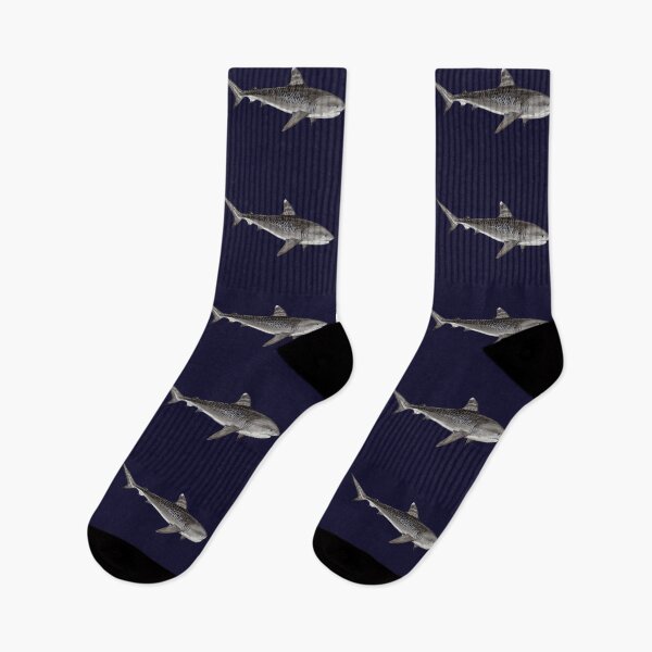 Item preview, TIGER SHARK-Galeocerdo cuvier (navy blue) designed and sold by BEATRIZ ABAITUA.