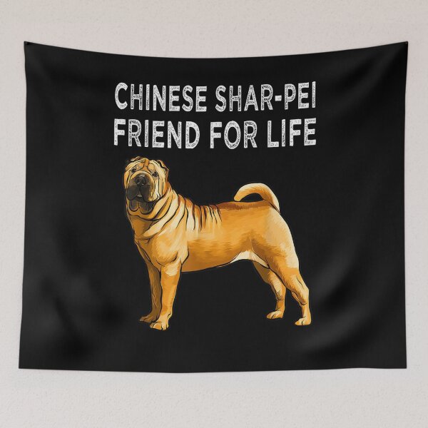 Item preview, Chinese Shar Pei Friend For Life Dog Friendship designed and sold by laurader.