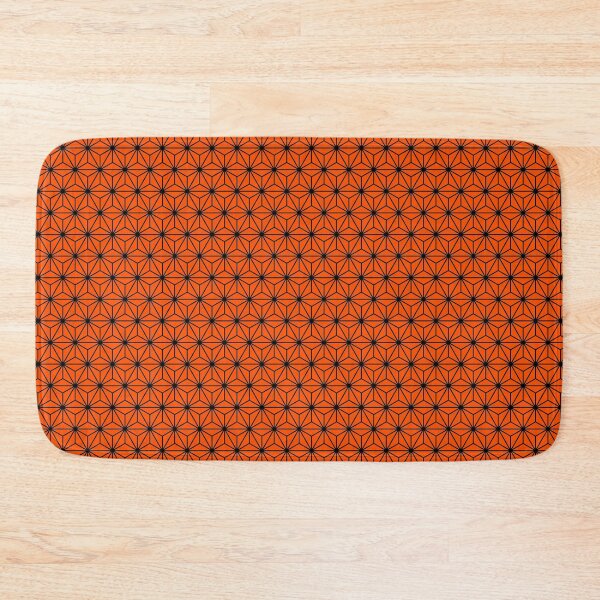Item preview, International Orange White Asanoha - Japanese Traditional Pattern designed and sold by KinitaDesign.