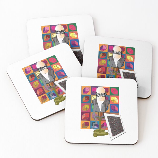 Item preview, Owl as an artist (LeWitt Sol 1928-2007 American minimalist artist) Puzzling? Art, Decorative, Kind, Digital, Colorful, designed and sold by Paszkan.