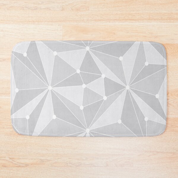 Item preview, Abstract geometric pattern - gray and white. designed and sold by K.S ART.