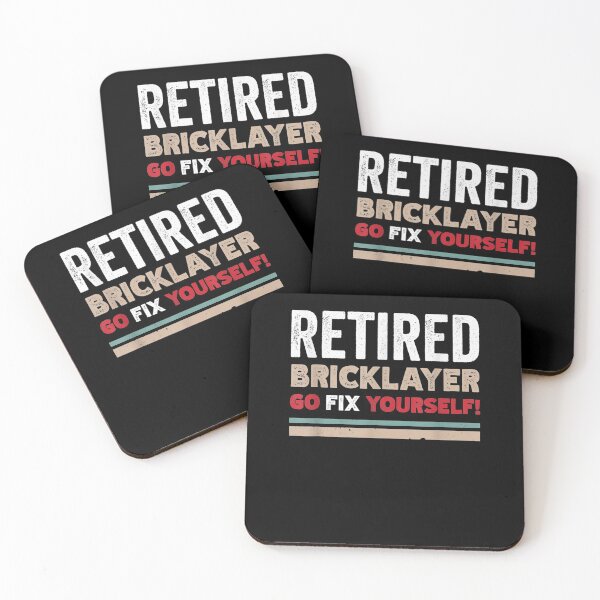 Item preview, Funny Retired Bricklayer Go Fix Themselves Retro Design designed and sold by laurader.