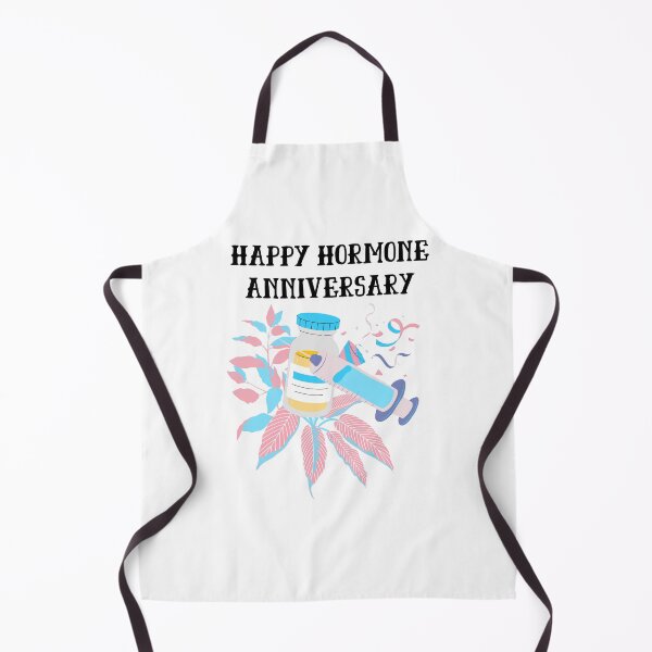 Item preview, Happy Hormone Anniversary - Transgender Pride HRT Celebration designed and sold by Koiboi11.