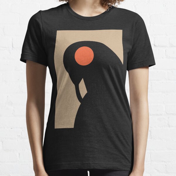 Negative Space Short-Sleeve Unisex T-Shirt by laurameghan Black