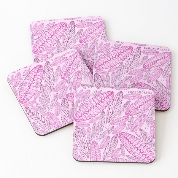 Item preview, Pink Rangeomorpha Ediacaran fossils designed and sold by Project-Palaeo.