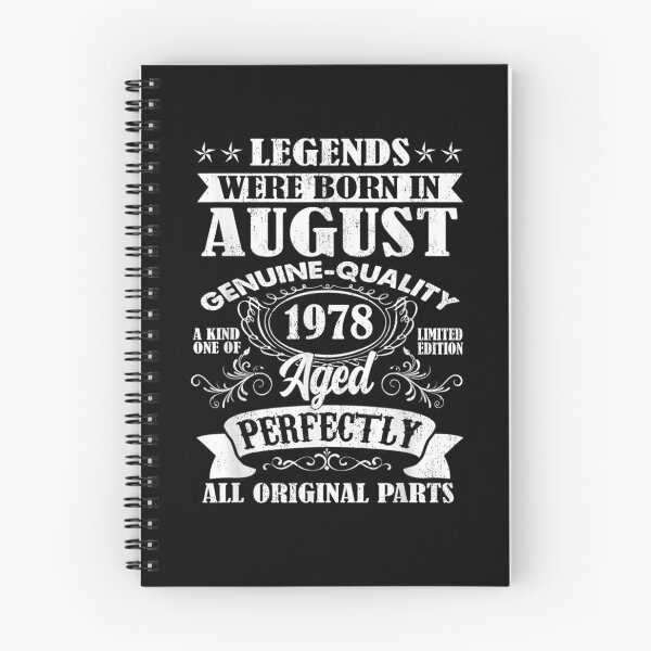 Item preview, Legends Were Born In August 1978 43th Birthday Gifts designed and sold by laurader.