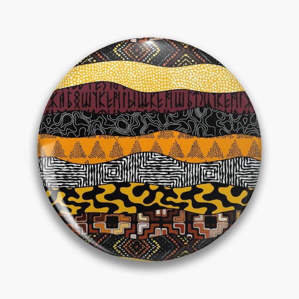 Item preview, Afro Patchwork Print Design 4 designed and sold by KhuKhuZ.