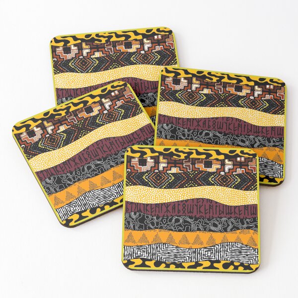 Item preview, Afro Patchwork Print Design 4 designed and sold by KhuKhuZ.