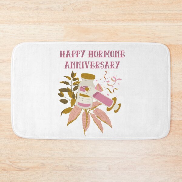 Item preview, Happy Hormone Anniversary - Transgender Pride HRT Celebration  designed and sold by Koiboi11.
