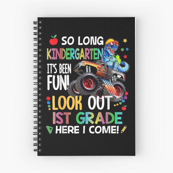 Item preview, So Long Kindergarten Here 1st Grade I Come Monster Truck designed and sold by jerrie9.