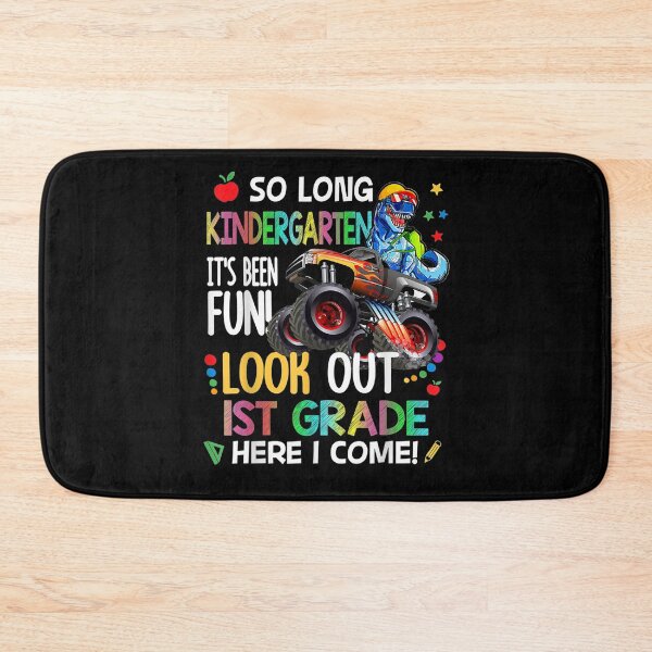 Item preview, So Long Kindergarten Here 1st Grade I Come Monster Truck designed and sold by jerrie9.