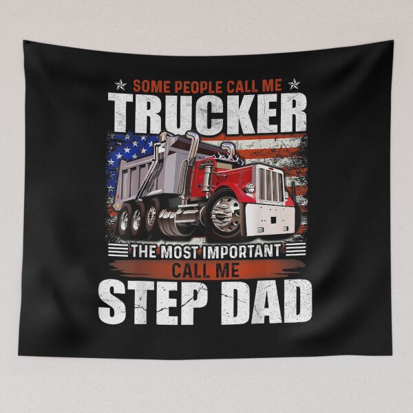 Item preview, Some People Call Trucker The Most Important Call Me Step Dad designed and sold by laurader.