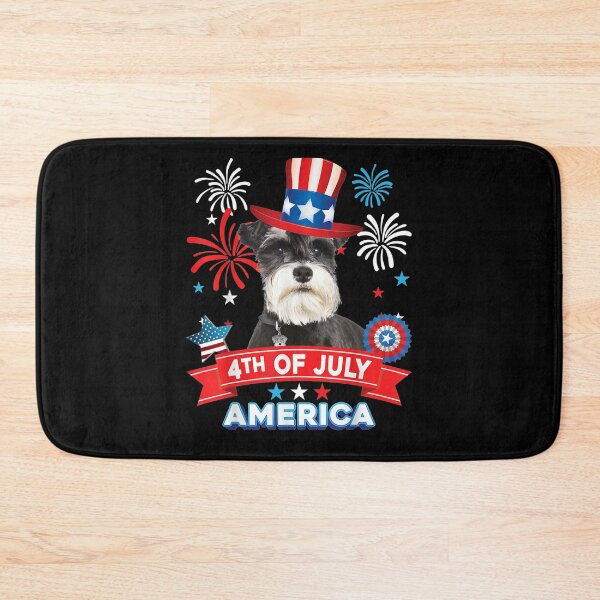Item preview, 4th Of July Patriotic Day Schnauzer Dog Independence Happy designed and sold by laurader.