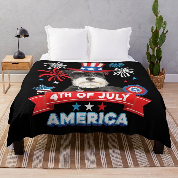 Item preview, 4th Of July Patriotic Day Schnauzer Dog Independence Happy designed and sold by laurader.
