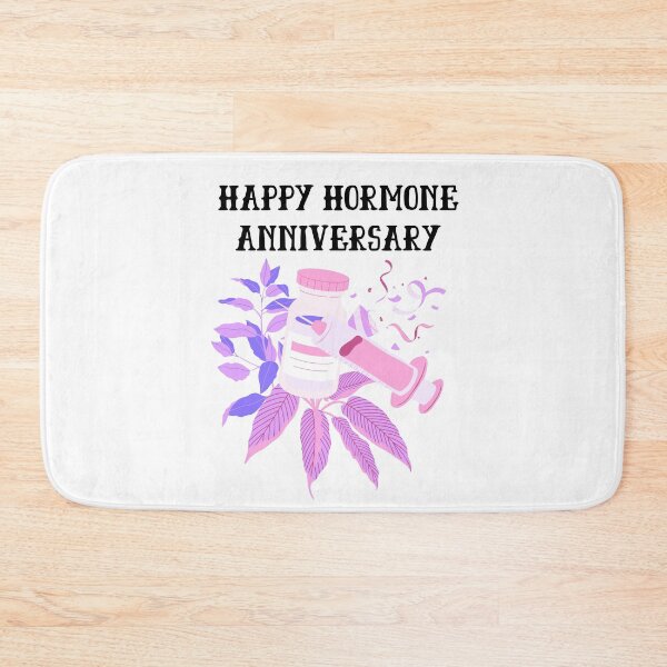 Item preview, Happy Hormone Anniversary - Transgender Pride HRT Celebration  designed and sold by Koiboi11.
