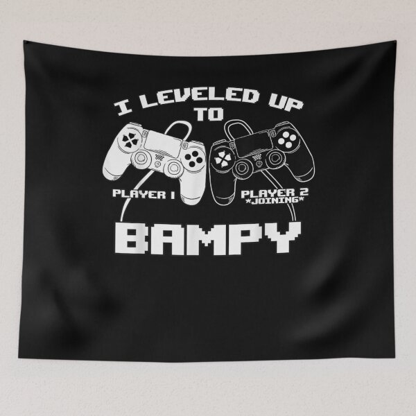 Item preview, I Leveled Up To Bampy Gaming Baby Shower Gender Announcement designed and sold by laurader.