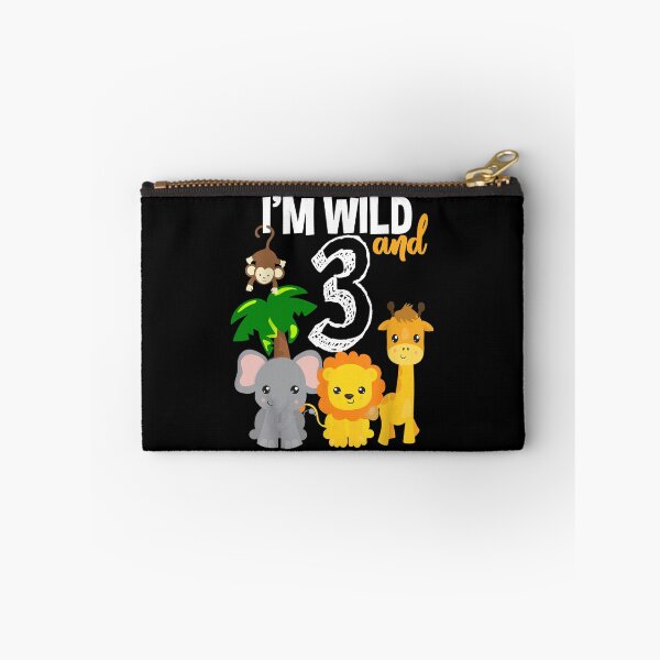 Item preview, I'm Wild and Three Zoo Theme Bday Safari Jungle Animals designed and sold by kristazzsa112.