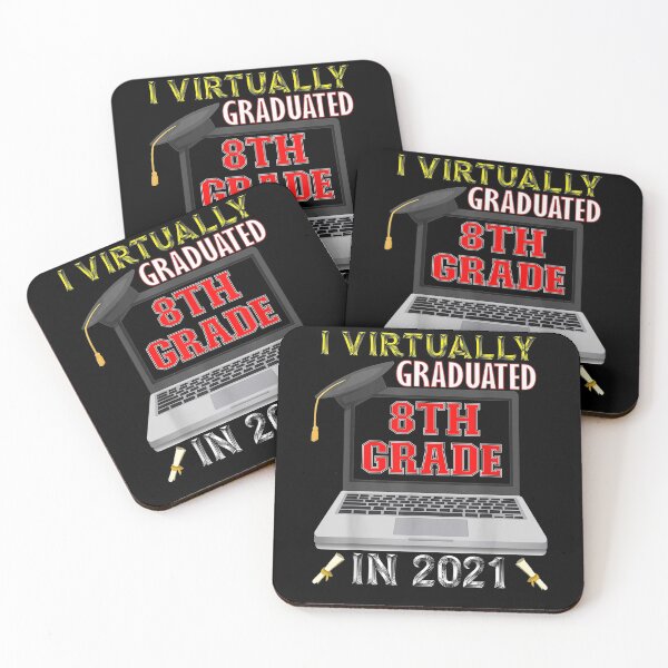 Item preview, I Virtually Graduated 8th Grade Class 2021 School designed and sold by laurader.