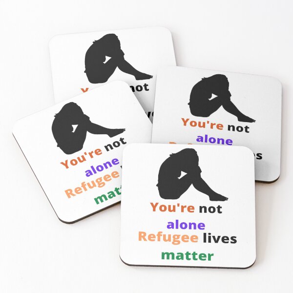 Item preview, Refugee lives matter t-shirt  designed and sold by LIQA.