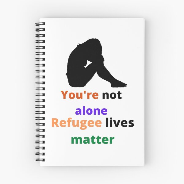 Item preview, Refugee lives matter t-shirt  designed and sold by LIQA.