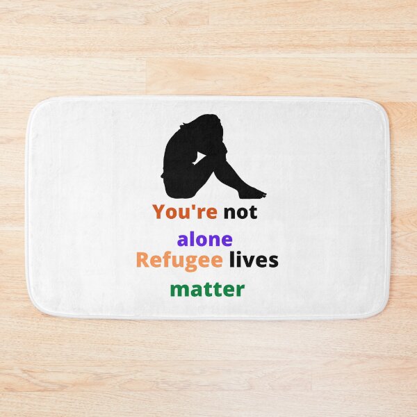 Item preview, Refugee lives matter t-shirt  designed and sold by LIQA.