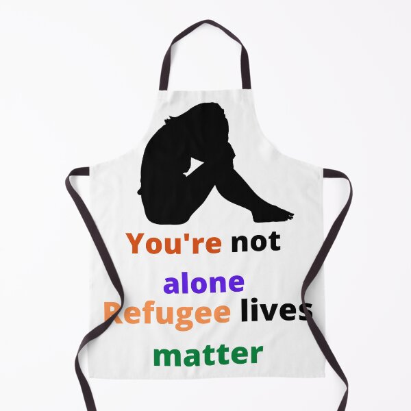 Item preview, Refugee lives matter t-shirt designed and sold by LIQA.