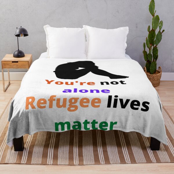 Item preview, Refugee lives matter t-shirt  designed and sold by LIQA.