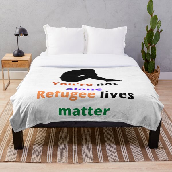 Item preview, Refugee lives matter t-shirt  designed and sold by LIQA.