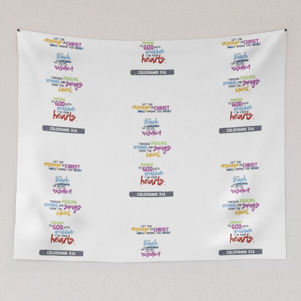 Item preview, Colossians 3:16 designed and sold by BellDesigned.