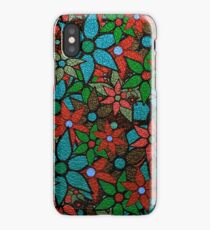 Retro Trendy Floral Pattern iPhone Case