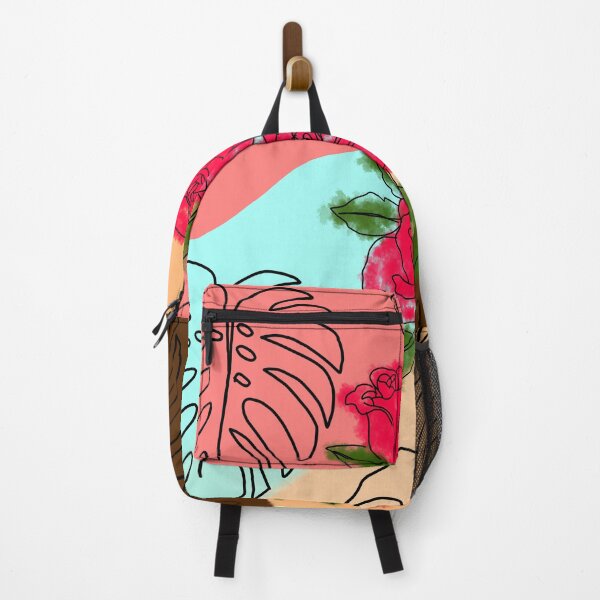 Item preview, Rose Flower tropical Pastel Art print designed and sold by Lyannaadesign.