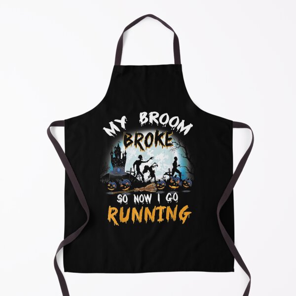 Item preview, My Broom Broke So Now I Go Running Funny Zombie Gift designed and sold by jerrie9.