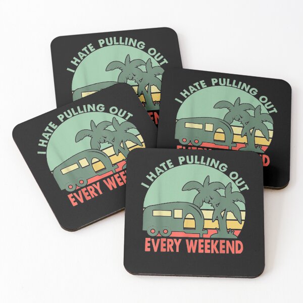Item preview, Funny Rv Camping I Hate Pulling Out Retro Camper designed and sold by laurader.