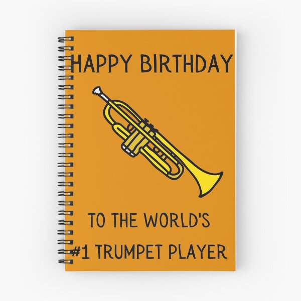 Item preview, Tarjeta de felicitación "Feliz cumpleaños al mejor trompetista del mundo" designed and sold by BlakefourDesign.