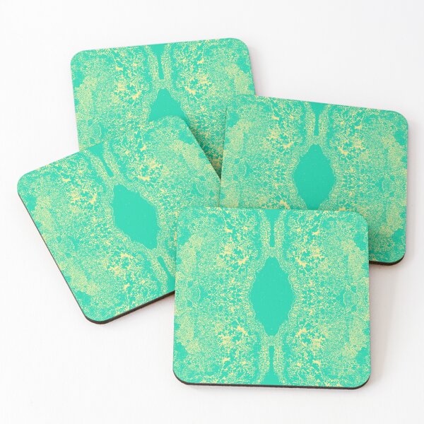 Item preview, Attach, Let Live Tree Lichen Teal Yellow designed and sold by SpiritGifts.