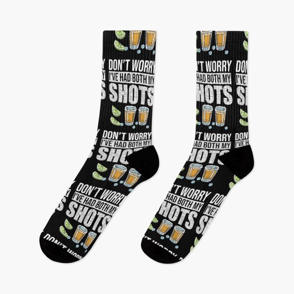 Item preview, Don't worry I've had both my shots Funny Vaccination Tequila designed and sold by tiffanyart53.
