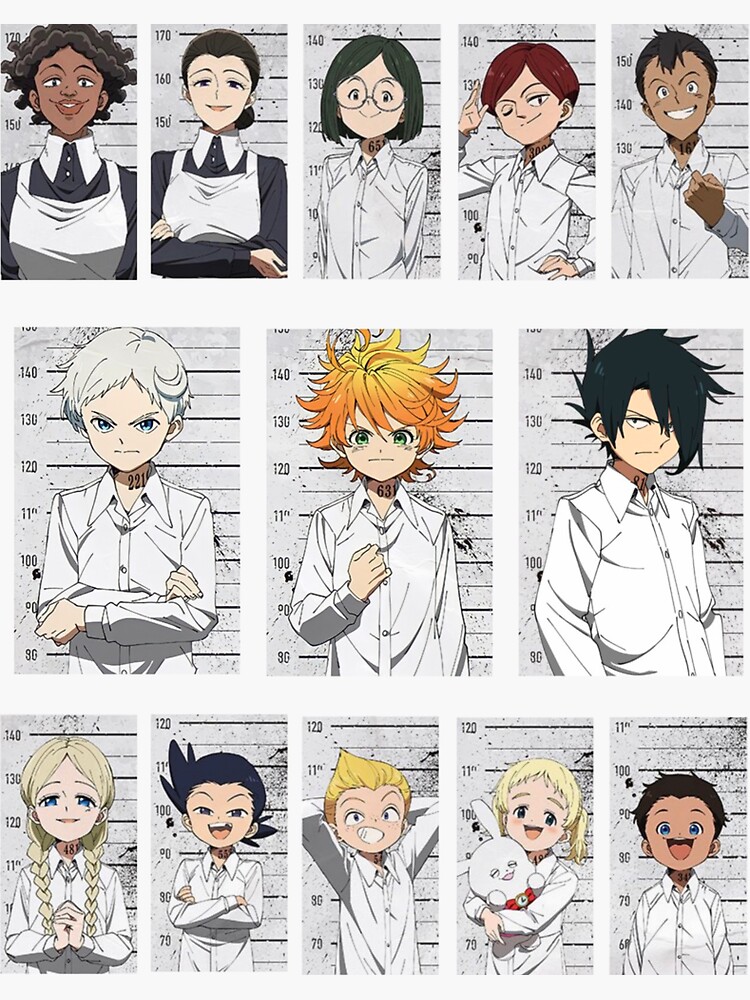 Characters The Promised Neverland Sticker for Sale by roywegner