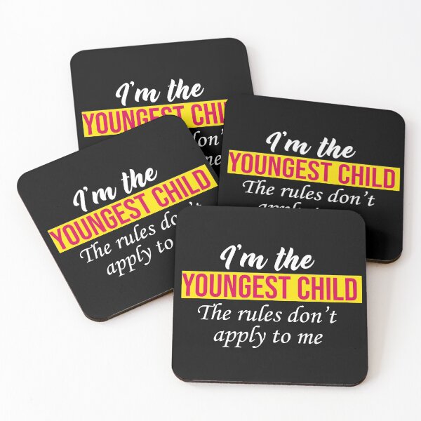 Item preview, I'm the youngest child The rules don't apply to me - Funny brothers rivalry t-shirt, birthday gift for sibling designed and sold by LahcenIqbi.