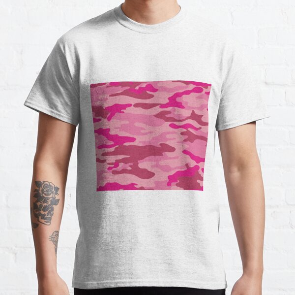 white and pink bape shirt