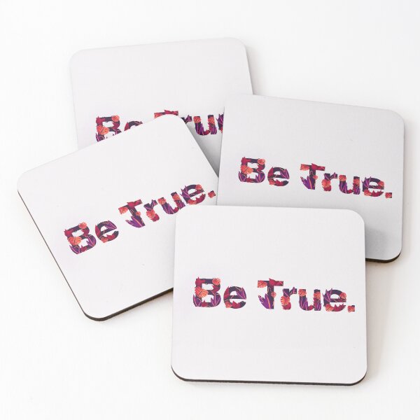Item preview, Be True Typographic Illustration designed and sold by Brownflower28.
