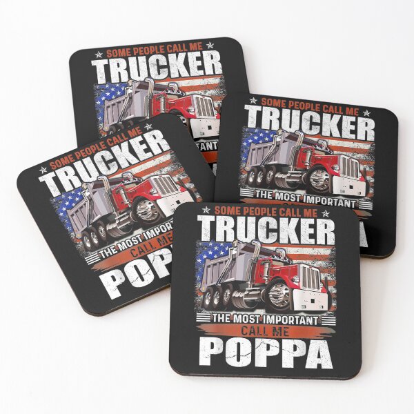 Item preview, Some People Call Trucker The Most Important Call Me Poppa designed and sold by jerrie9.