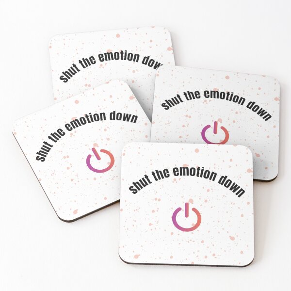 Item preview, shut the emotion down, anxiety disorder designed and sold by Amalzaki.