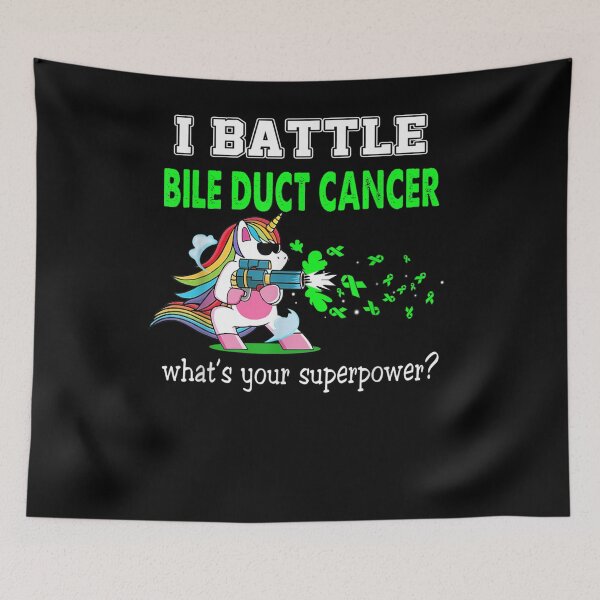 Item preview, A Unicorn Warrior I Battle Bile Duct Cancer designed and sold by jerrie9.