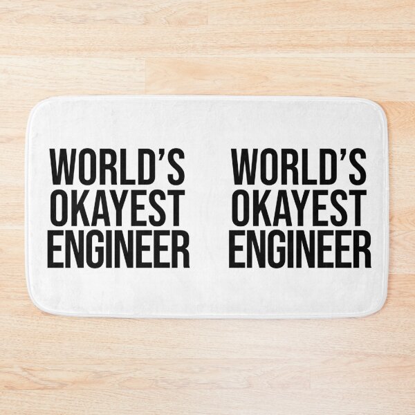 Item preview, World's Okayest Engineer designed and sold by TeesYouWant.