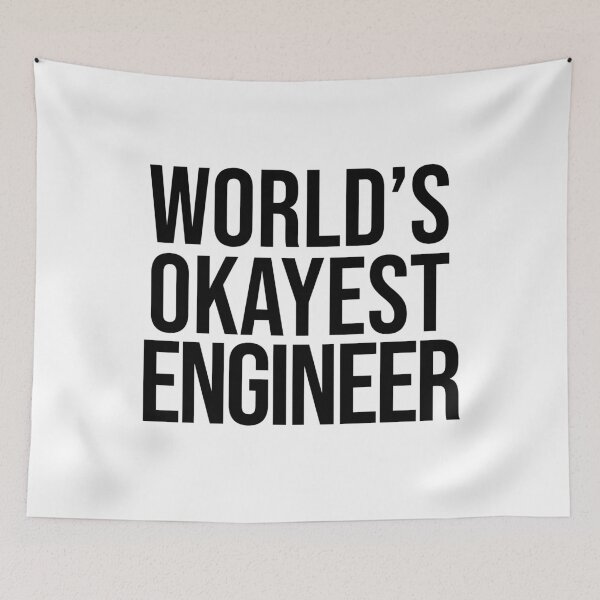 Item preview, World's Okayest Engineer designed and sold by TeesYouWant.
