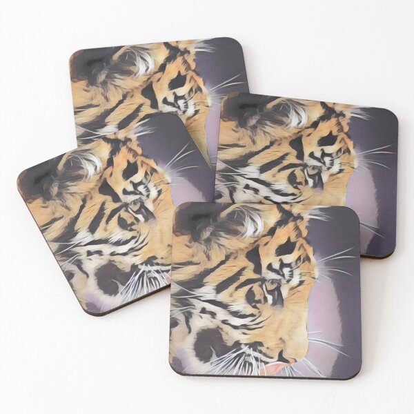 Item preview, Bengali Tiger Animal Art designed and sold by Zoo-Moo.